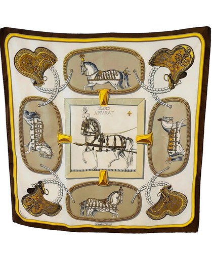 Foulard carré soie hermes - foulard,, de