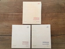 CONSTRUCTION du MATERIEL ELECTRIQUE - lot de  3 Volumes - Edi. LA CAPITELLE