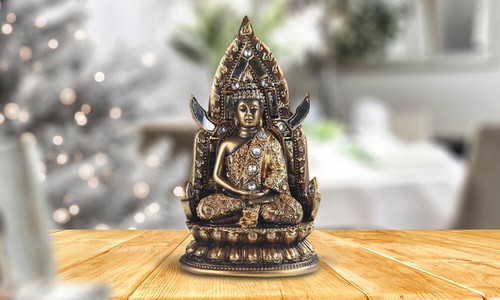 Brass color thai buddha - color,