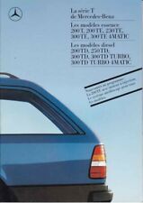 Catalogue Brochure Mercedes 200/300 T/TD Break W124 02/1989 France