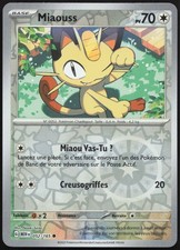 Carte Pokémon Miaouss 052/165