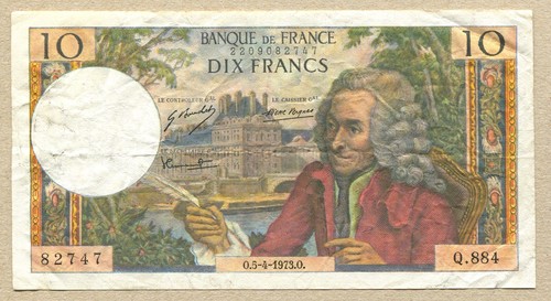 France billet francs - billet, 10