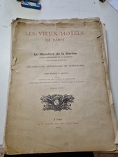 Les vieux hotels de Paris, atlas de planches, vacquier 1914