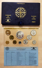 MONNAIS - COFFRET FDC 1980 AVEC 50 FRANCS ARGENT HERCULE