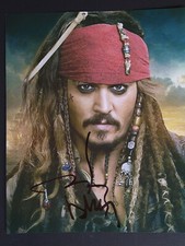 Photo signée Johnny Depp - Autographe avec COA - Pirates des Caraïbes