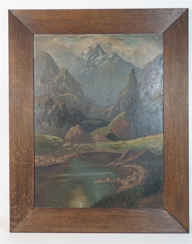 Original huile tableau suisse - original,