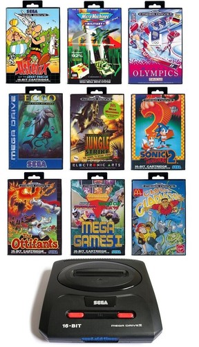 Console sega mega drive - console,