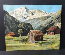 OIL PAINTING MOUNTAIN