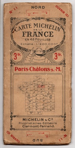 Carte michelin paris - michelin, n°11