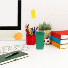  2 Pcs Rangement Boite Poubelle Plastique Stockage De Bureau Peut Table