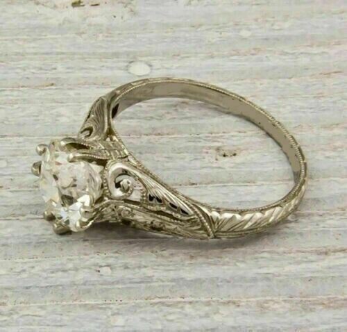 Bague filigrane or blanc - bague, fn
