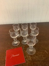 7 verres à digestif modèle