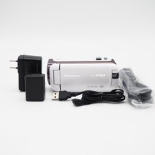 Caméra vidéo Panasonic Full HD HC-W570M blanche avec câble batterie...