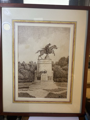 Dessin encre mémorial - dessin,