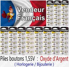 Piles/Battery Oxyde d'Argent SR41W G3 192 392 LR41 1 2 5 10 20 50 AG3 AG10 AG13