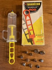 Seringue à douilles " Tubadécor échelle Rod " , boite d'origine, 1950