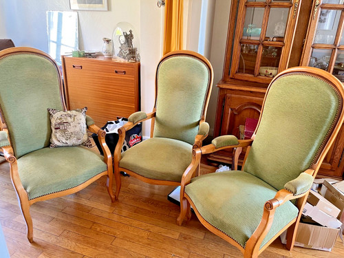 Fauteuil voltaire vends deux - fauteuil,