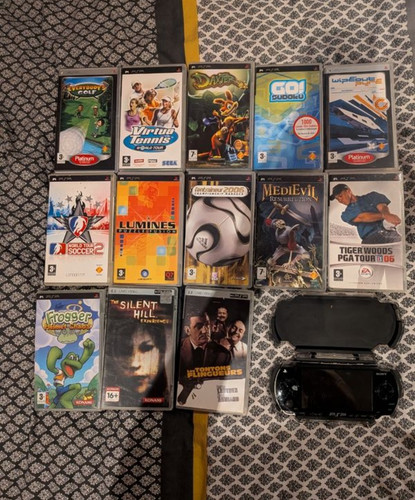 Lot jeux psp console - psp+,