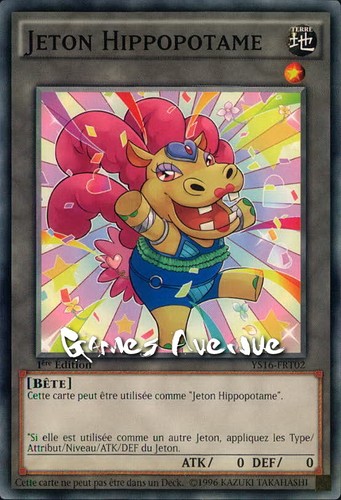 Jeton hippopotame - !,