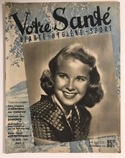 ► VOTRE SANTE n°37 - 1949 - MONA FREEMAN
