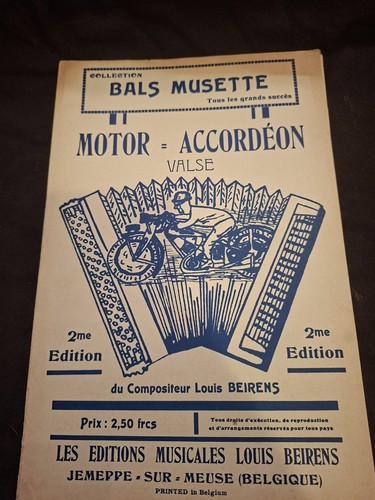 Partition motor accordéon - partition,