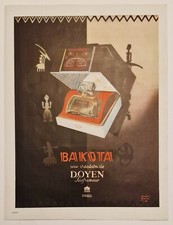  Publicité Presse Ancienne 1946 Parfum Bakota De Doyen Paris