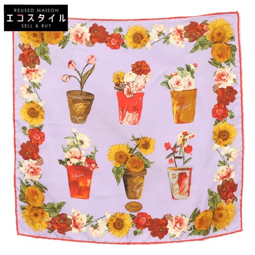 Foulard gucci soie violet - foulard,