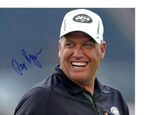 Rex ryan hand autographed - rex,