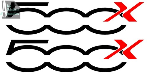 Logo fiat 500x 500 x - x,