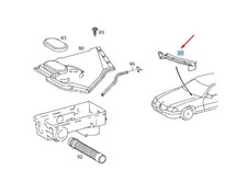 Mercedes-Benz SL R129 sous le