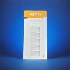 Somfy IntelliTAG Détecteur de Vibration pour Portes et Fenêtres - Blanc (Paquet