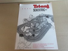 339O Scalextric Tri-Ang France Feuille 1962 Recto Verso Slot Car Course Circuit