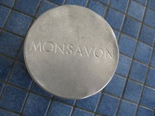 Ancienne Boîte Publicitaire Monsavon Aluminium Vide Vintage Déco Collection