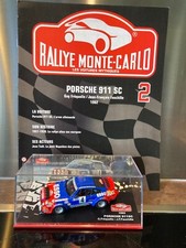PORSCHE 911 SC RALLYE MONTE CARLO 1982 FREQUELIN + FASCICULE SCALE 1/43 ALTAYA