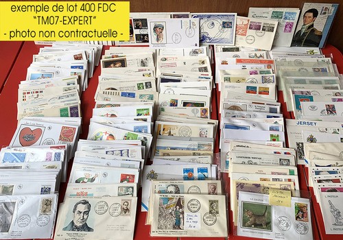 Lot 260 enveloppes fdc - 260,