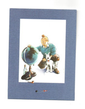 Carte postale tintin - carte, tintin.