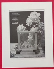 Pub Presse: Montre et Réveil Pendule JAEGER Photo Laure Albin Guillot GIBBS 1934