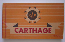 Lot de 10 cartes postales anciennes de CARTHAGE Carnet de CPA Photos Tunisie