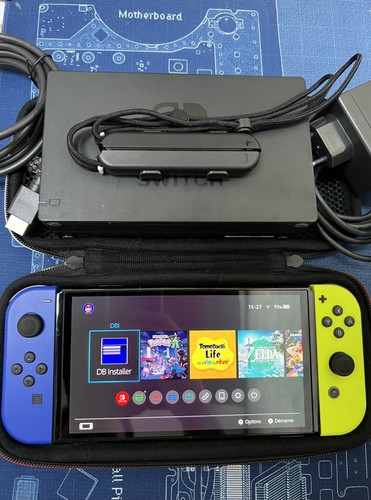 Switch oled pucée 128go - oled,