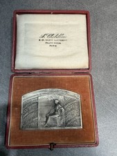 Par BAUDICHON , ENTREPRENEURS , PLAQUE MEDAILLE, BRONZE ARGENTE,