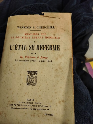 Livre ancien churchill - livre,