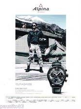 PUBLICITE ADVERTISING 0105  2014  ALPINA  montre  STARTIMER PILOT