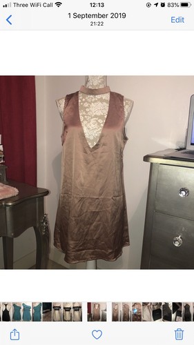 Robe ivoire nude satin