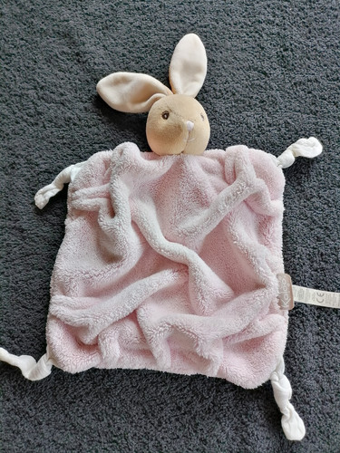 Doudou plat lapin - , plume