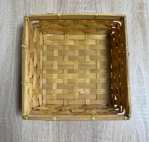 Panier osier carré - panier,