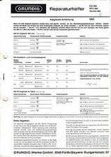 Service Manuel D'Instructions