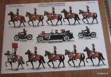 PLANCHE SOLDATS A DECOUPER  ARMEE POPULAIRE REPUBLICAINE  ESCORTE PRESIDENTIELLE