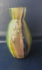 Rare Ancien  petit Vase Verre/Cristal Soufflé Murano ? bulles d'air emprisonnées