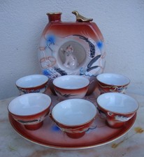 service à saké  porcelaine