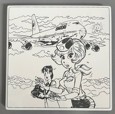 WALTHERY - PLAQUE EMAILLEE NATACHA - CALTECH - MONO  - EMAILLERIE BELGE - 2025